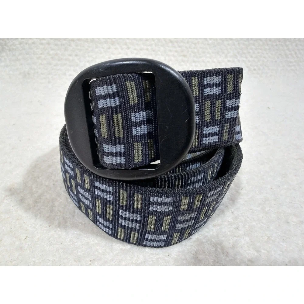 Mossimo Reversible Web Belt Geometric Pattern 1 Inch Casual‎ Streetwear